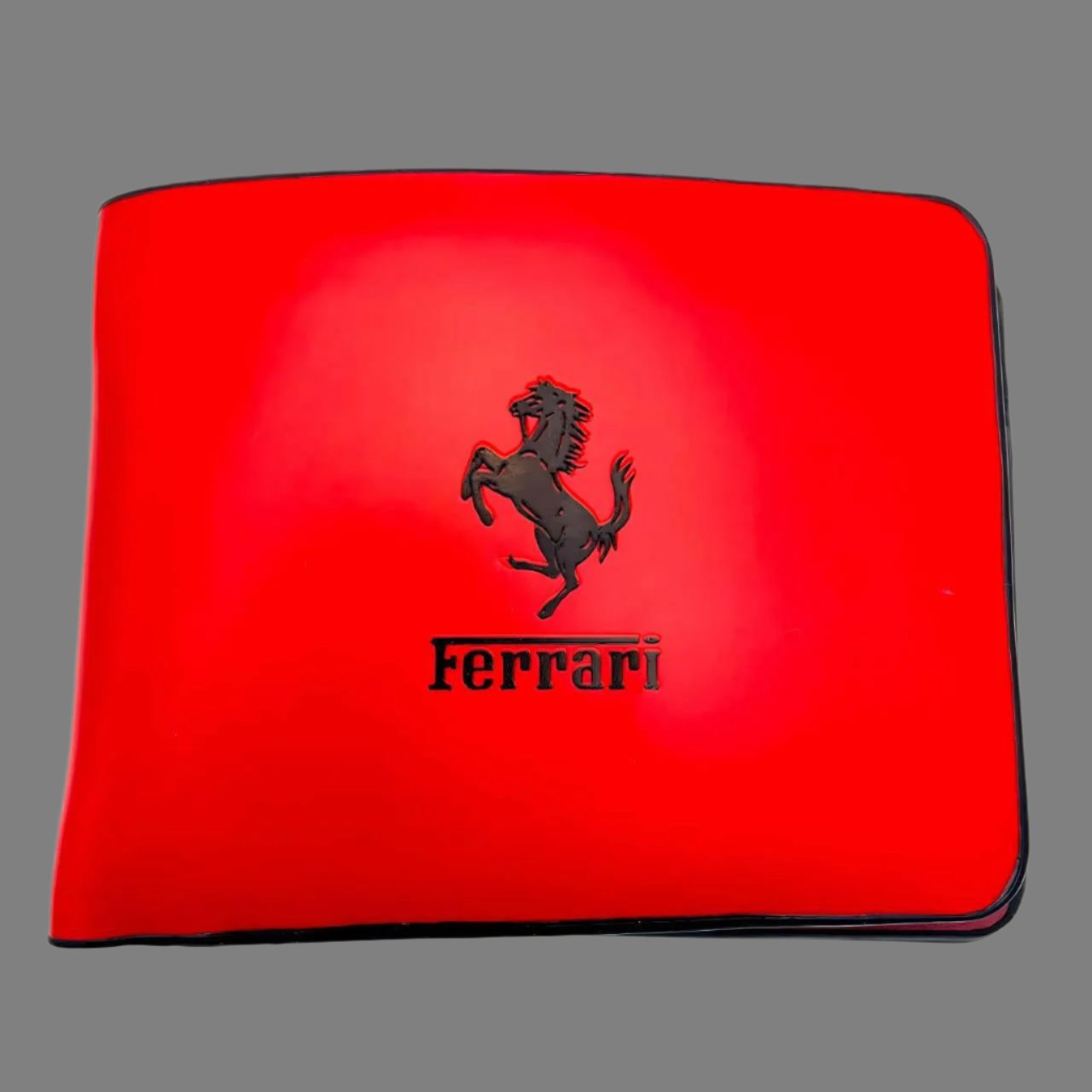 Men's Leather Plain Ferrari Wallet