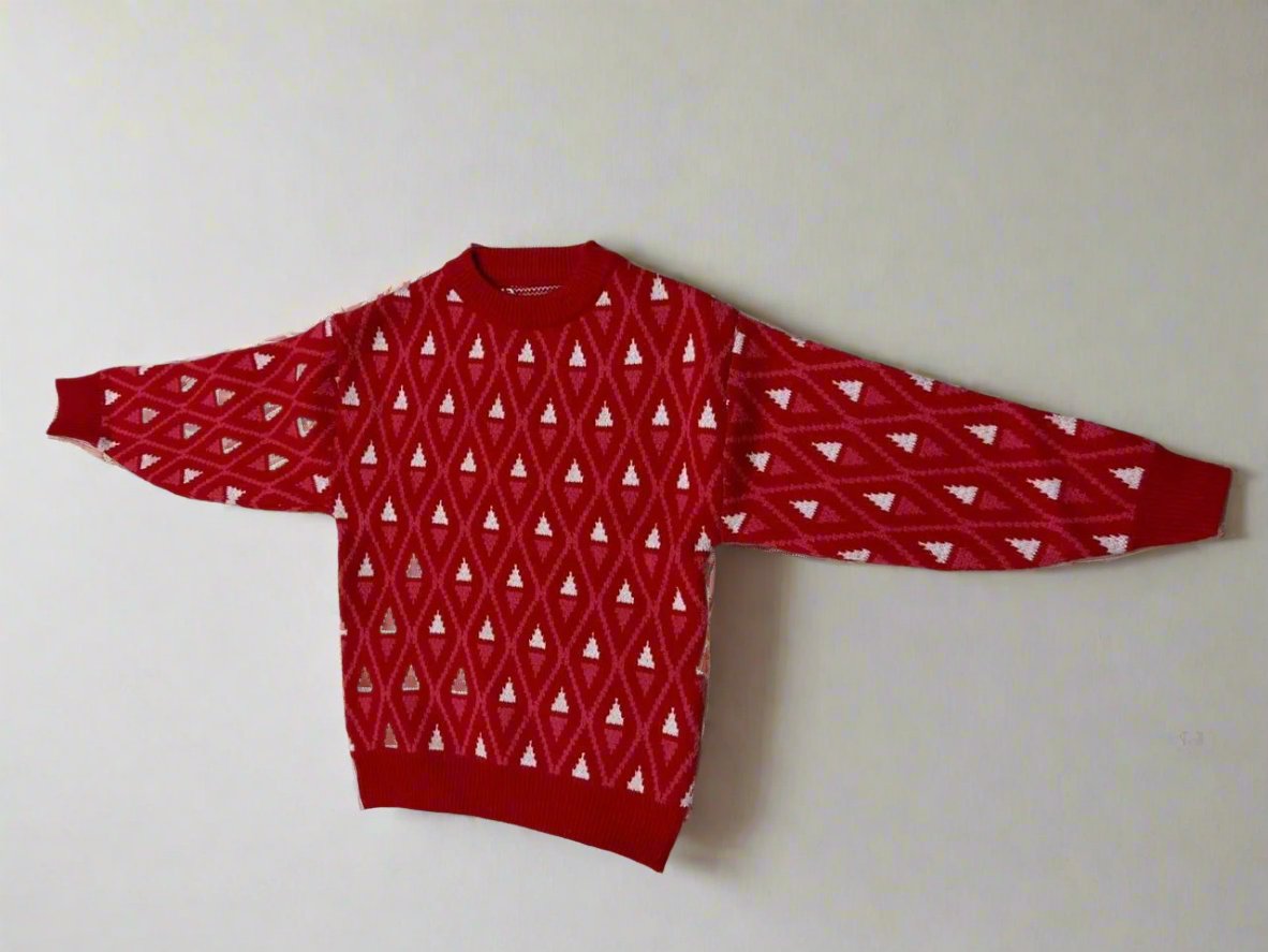 Cozy Wool Crew Neck Sweater for Kids